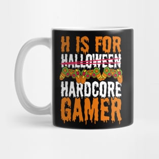 Halloween Gaming H is for Hardcore Gamer Mug